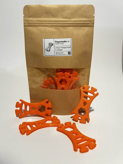 Organizador de Fios e Cabos – Pack com 4 Peças - Undergrow