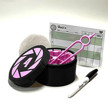 Seed Vault 4 (Rosa) – Germinadora com Divisória - Undergrow