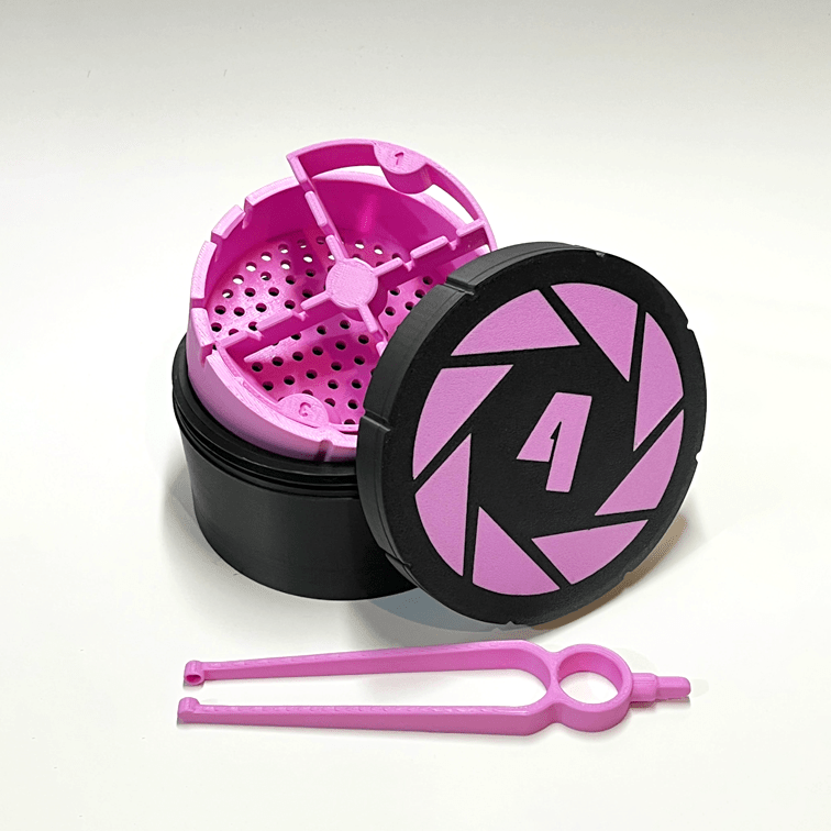 Seed Vault 4 (Rosa) – Germinadora com Divisória - Undergrow