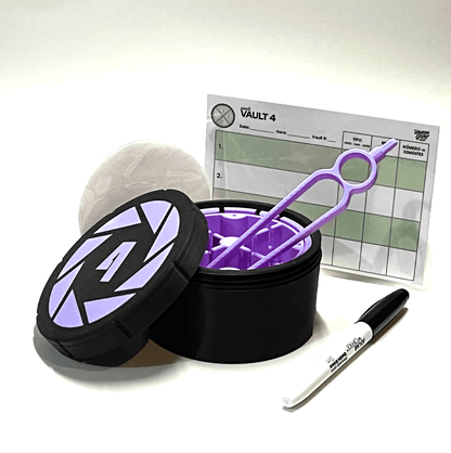 Seed Vault 4 (Roxo) – Germinadora com Divisória - Undergrow